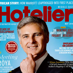 KUDOS in Hotelier ME Magazine